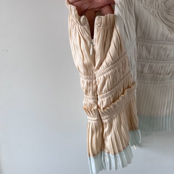 NWT Ulla Johnson Calista Peplum Tank in Opal - Picture 9 of 13